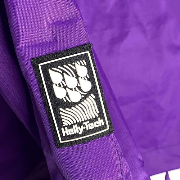 Helly Hansen Helly‎ Tech Rain Jacket Womens Small Purple Gorpcore Outdoor Hiking - Picture 7 of 13
